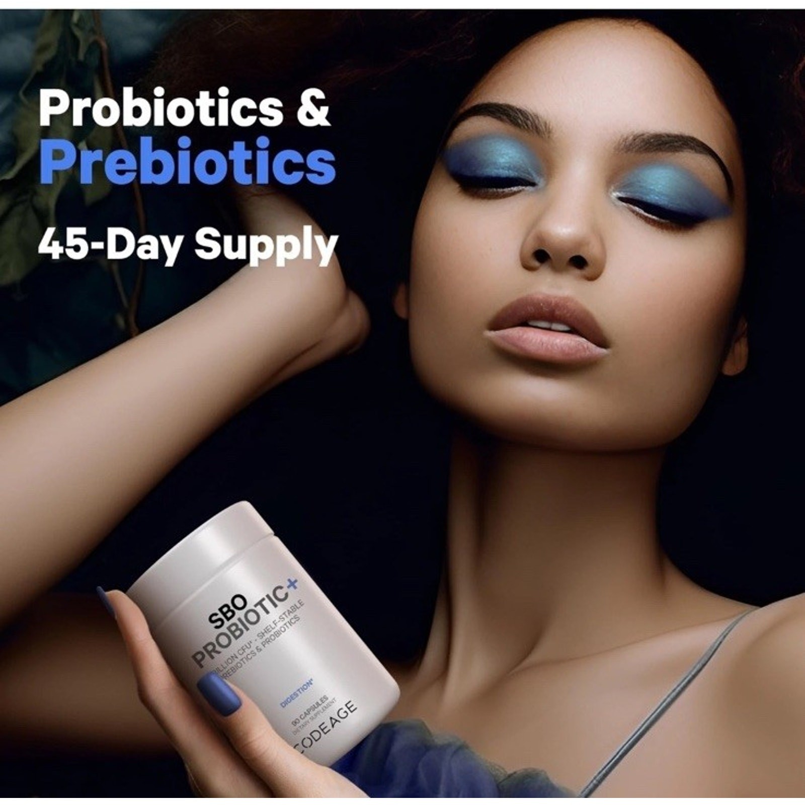 Codeage SBO Probiotics, 50 Billion CFUs Per Serving, Multi Strain Soil Based …