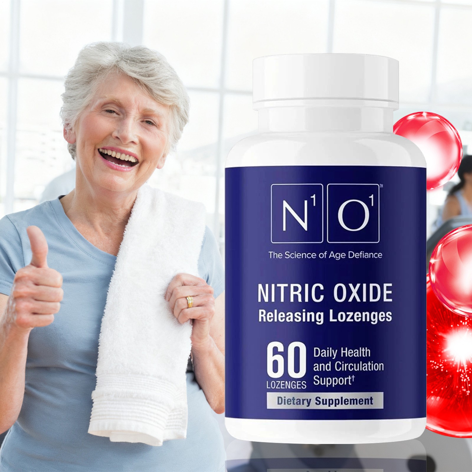 N1O1 Oxide Lozenges 60ct Supplement For Heart Health Circulation Nitric US