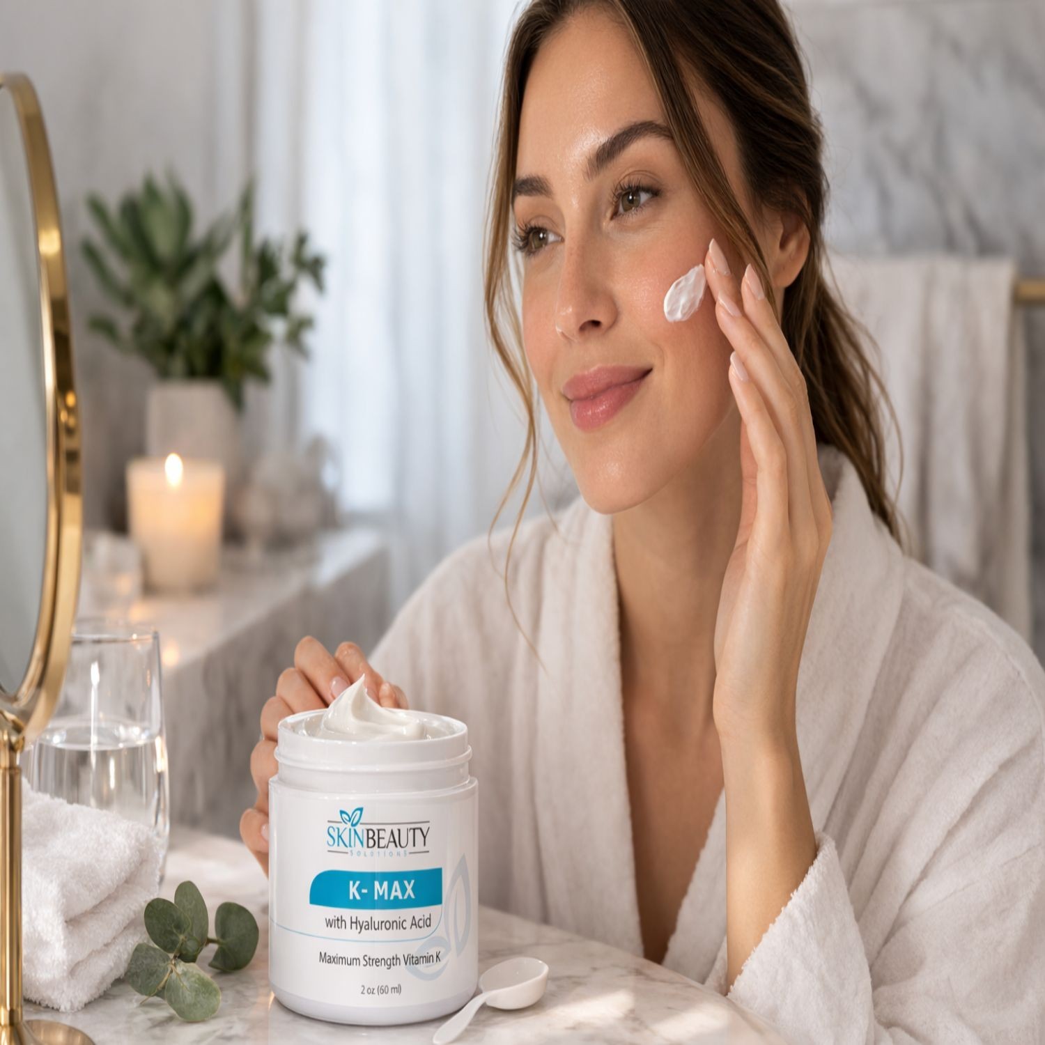 K-Max -All Natural Maximum Strength Vitamin K Cream Treats Spider Varicose Veins