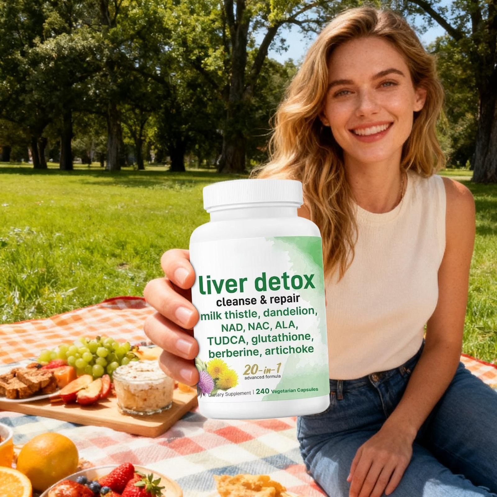 Liver Detox, 60 Veggie Capsules|20-in-1 innovative Complex Liver Cleanse & Re…