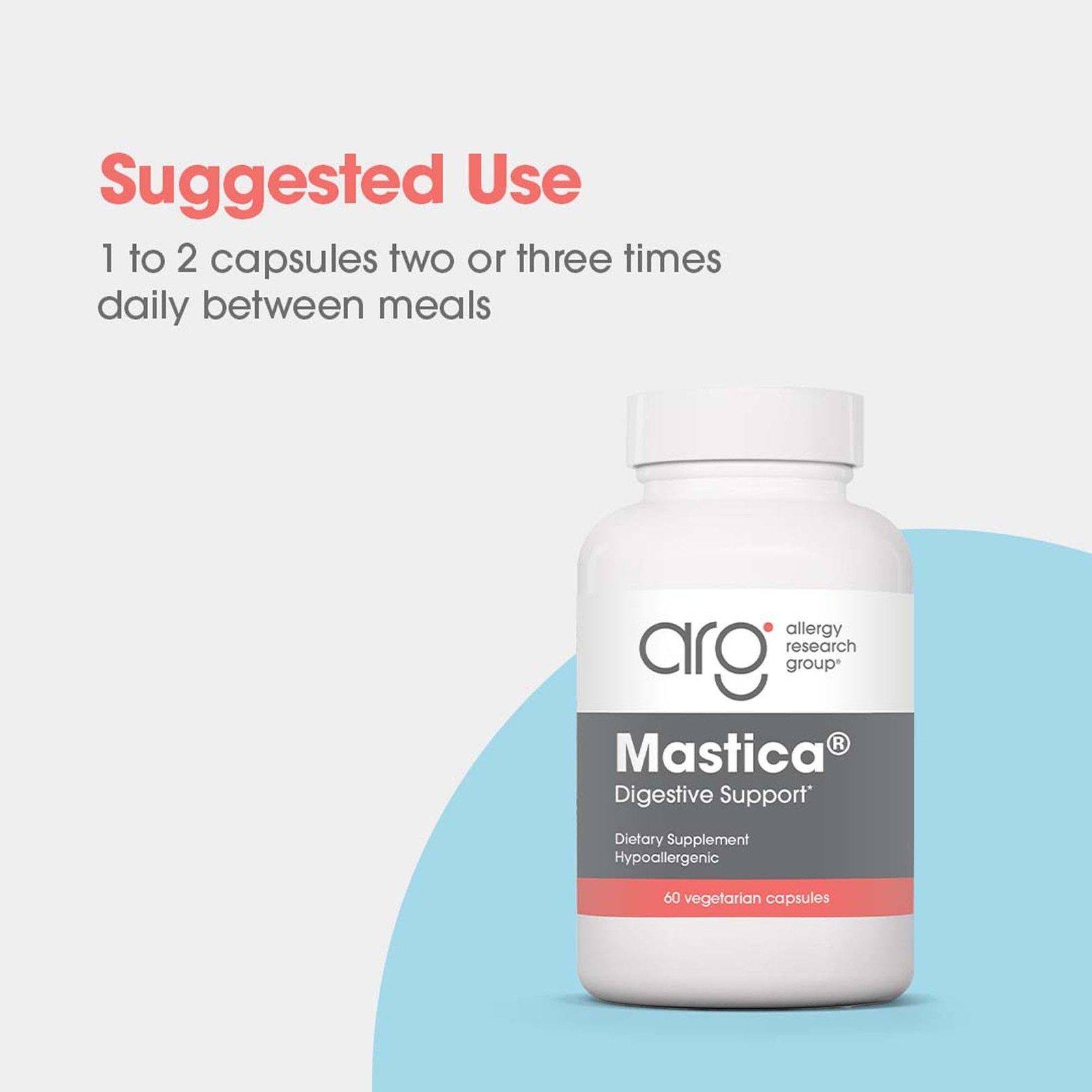 Allergy Research Group ARG Mastica Digestive Support Supports Digestive Comf…