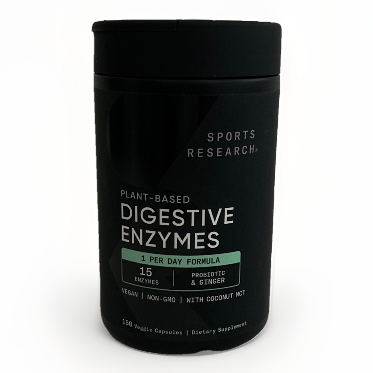 Digestive Enzymes with Probiotics & Ginger – Plant Based Vegan 15 Enzymes 150CT