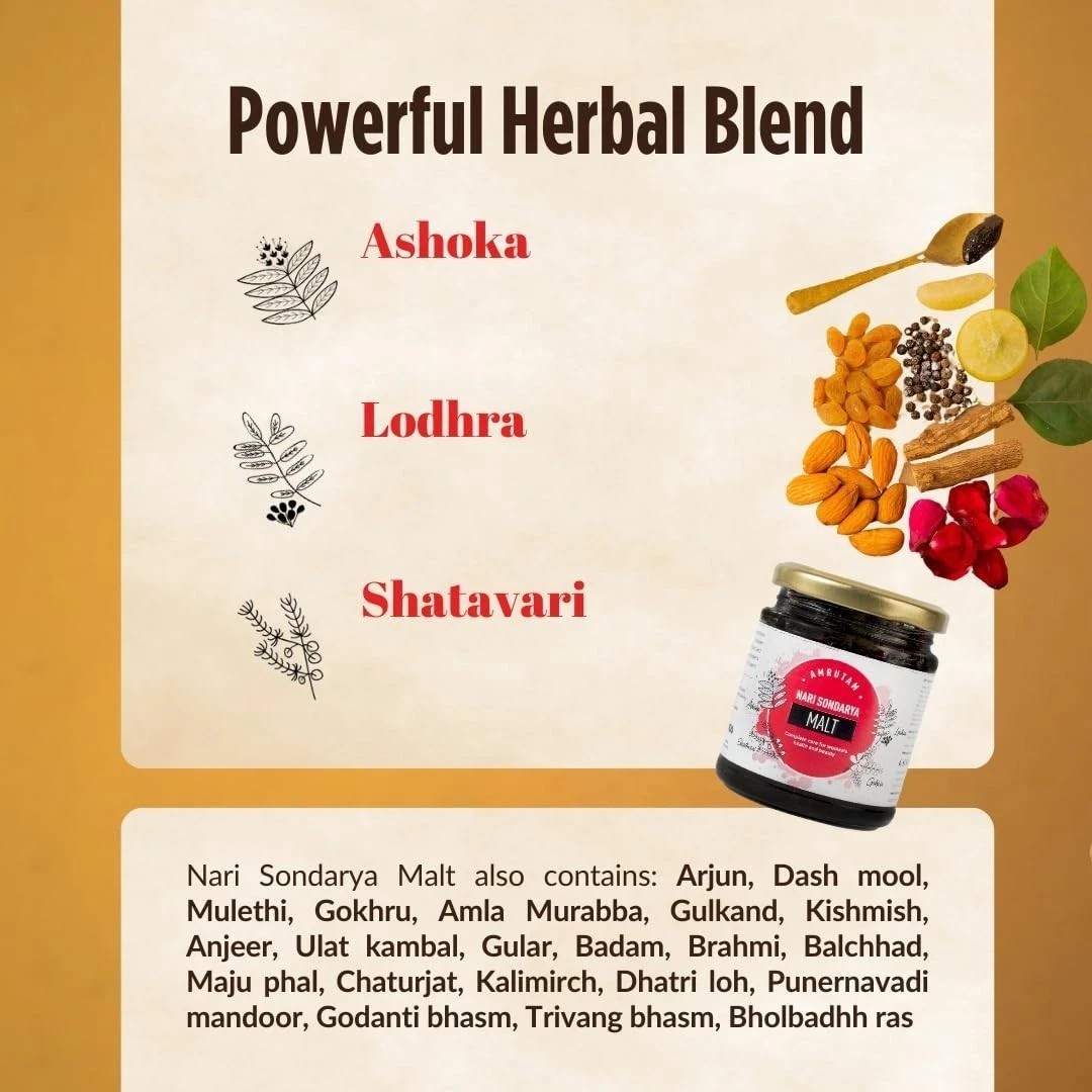 Nari Sondarya Ayurvedic Women’s Health Powder with 20+ Herbs 200g O103