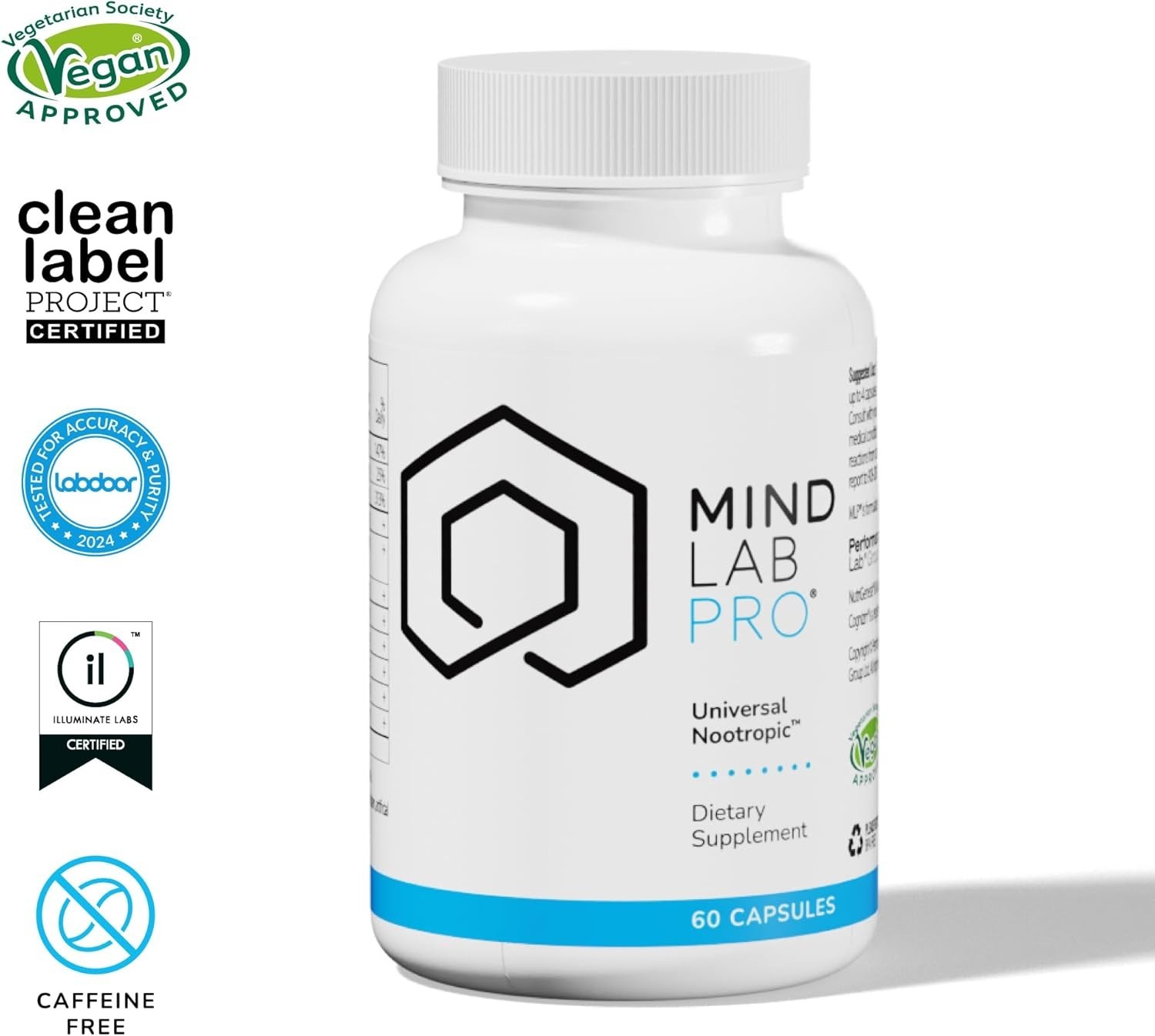 Mind Lab Pro Universal Nootropic 60 Capsules Brain Focus Memory Supplement