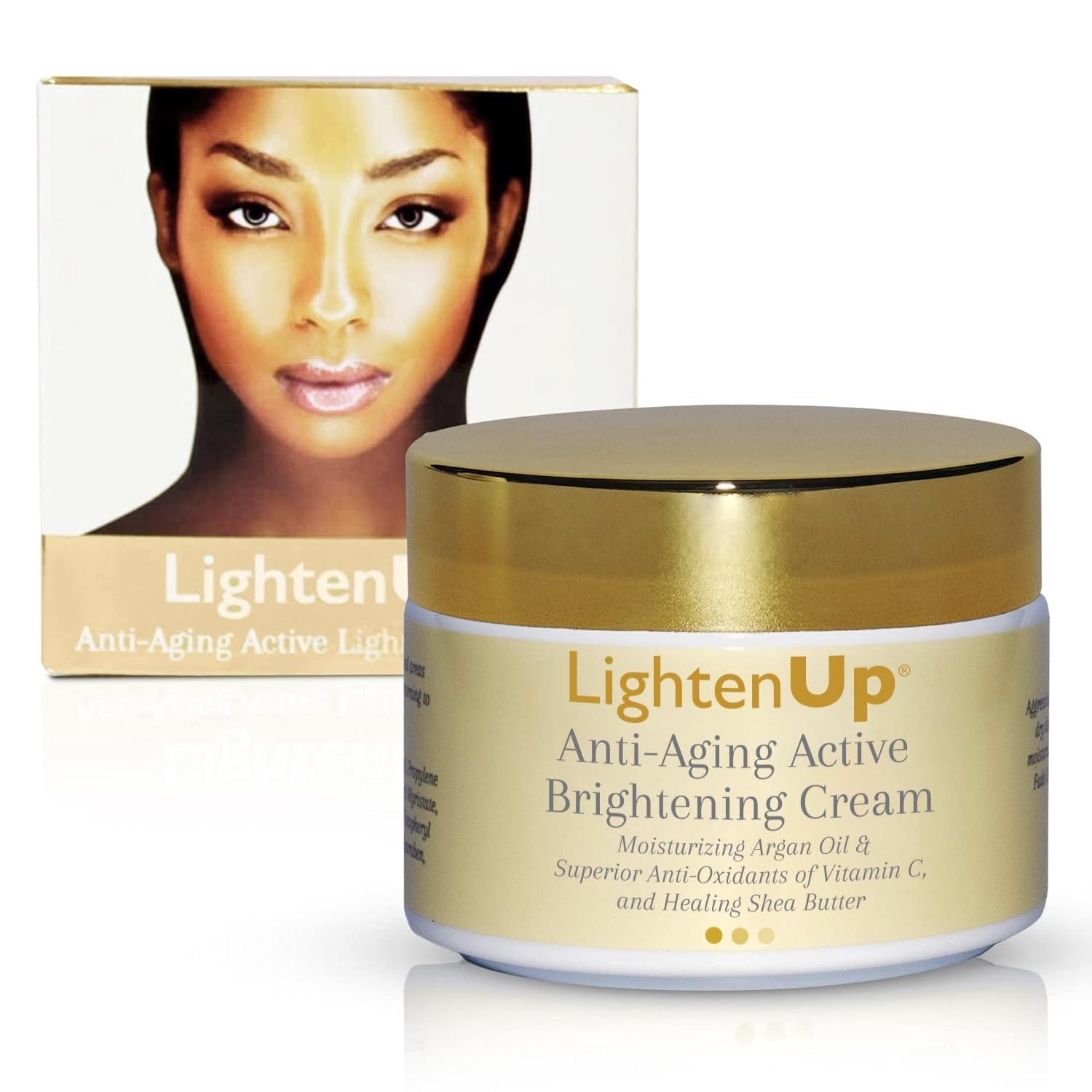 OMIC Lighten-Up Anti-Aging, Skin Brightening Cream – 4.4 fl oz / 100 ml – wit…