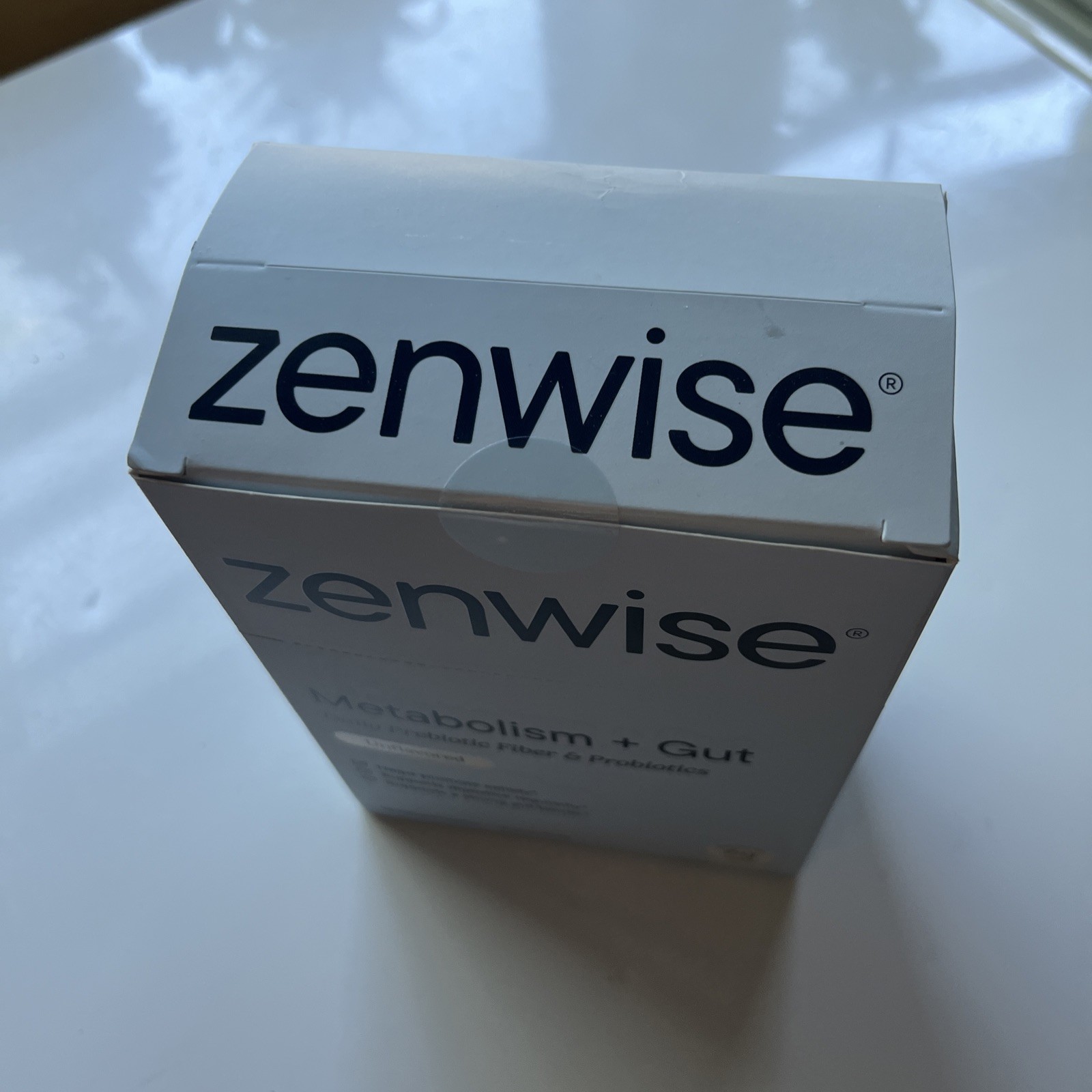 Zenwise Metabolism + Gut Daily Prebiotic Fiber & Probiotics 28 Stick Packs – New