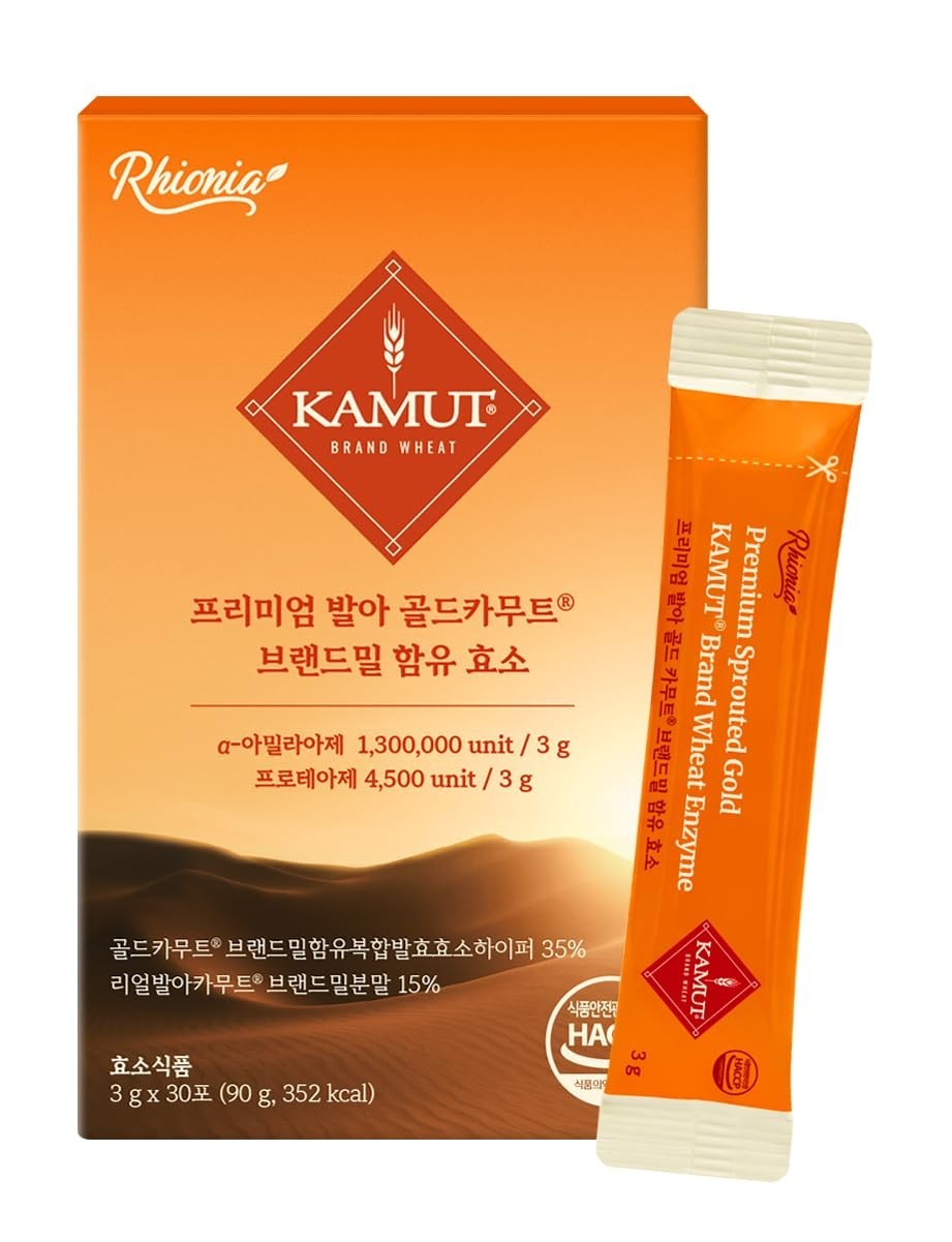Fermented Sprouted Wheat Enzyme Powder, 3g x 30 Sticks, Injeolmi Flavor, Healthy