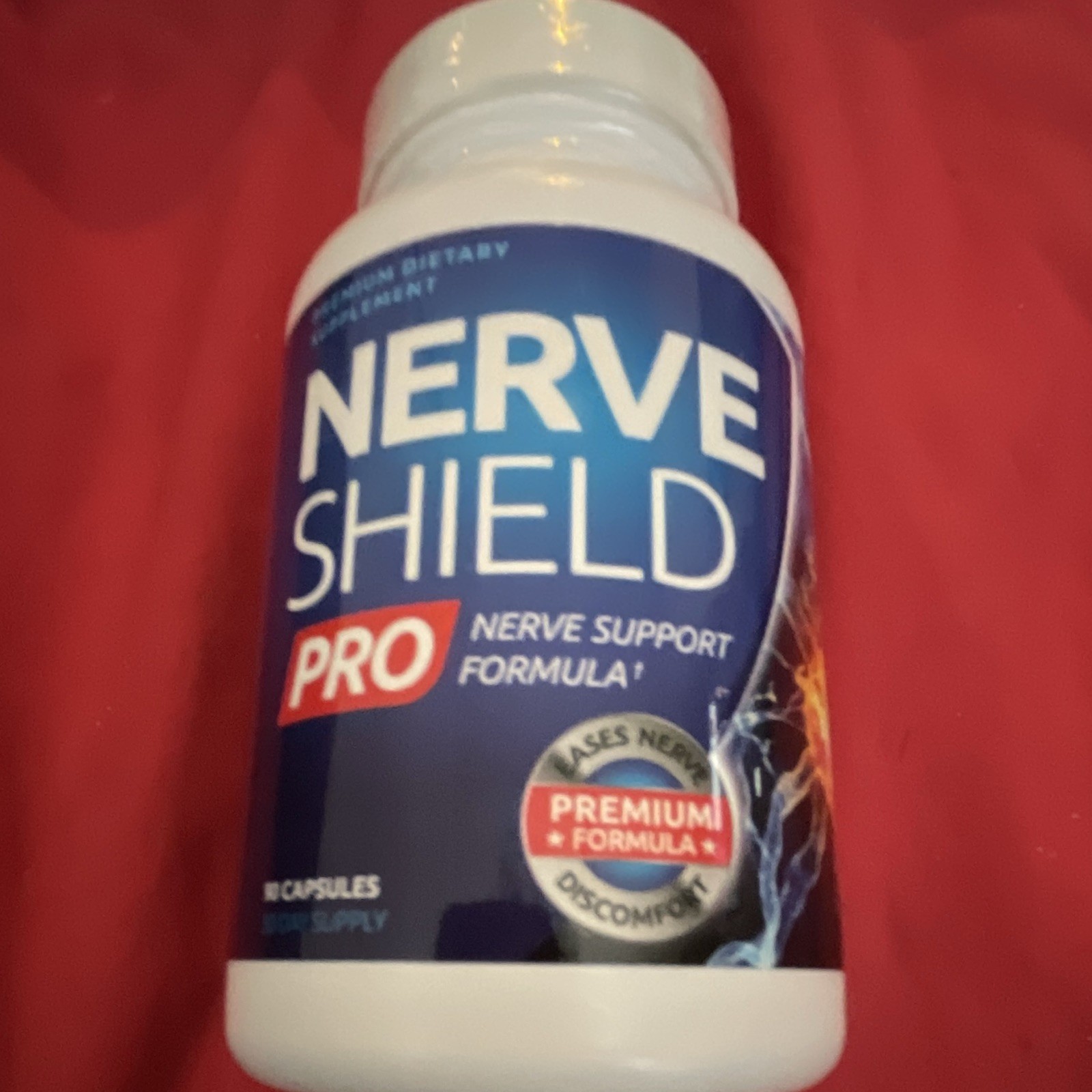 Nerve Shield Pro Nerve Support Dietary Supplement Capsules – Adult Unisex