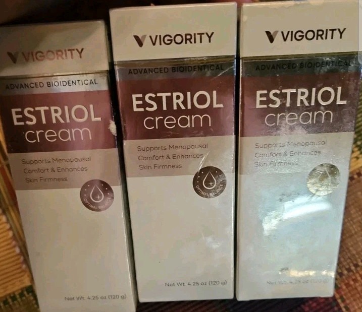 3 × Vigority Estriol Cream For Women 4 oz Each Body Balance & Menopause Relief