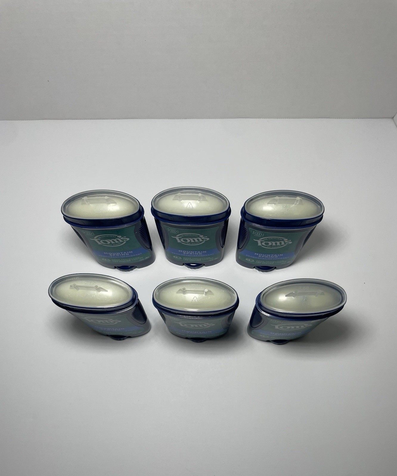 Tom’s of Maine Natural Deodorant for Men, Mountain Spring, 2.8 oz. Lot Of 6