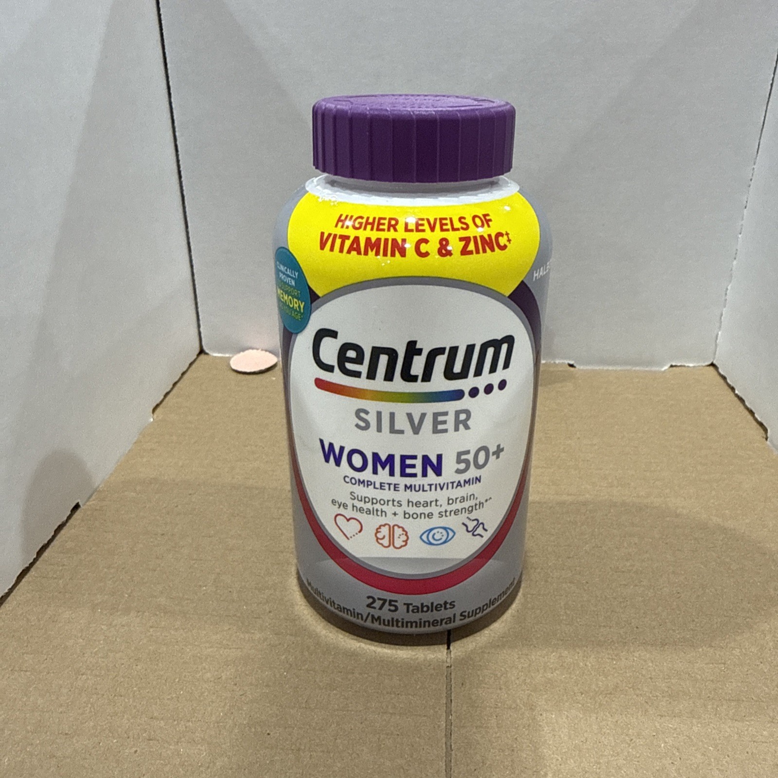 Centrum Silver MultiVitamin Complete Vitamin 275 Tabs Women Over50+ FAST SHIP