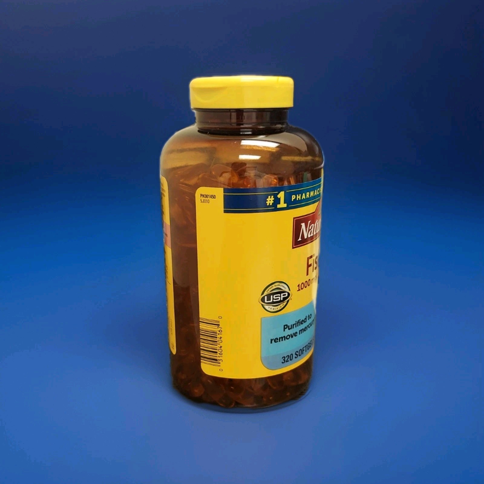 Nature Made Fish Oil 1000 mg Softgels, 320 Count Brand New & Sealed Fast Ship