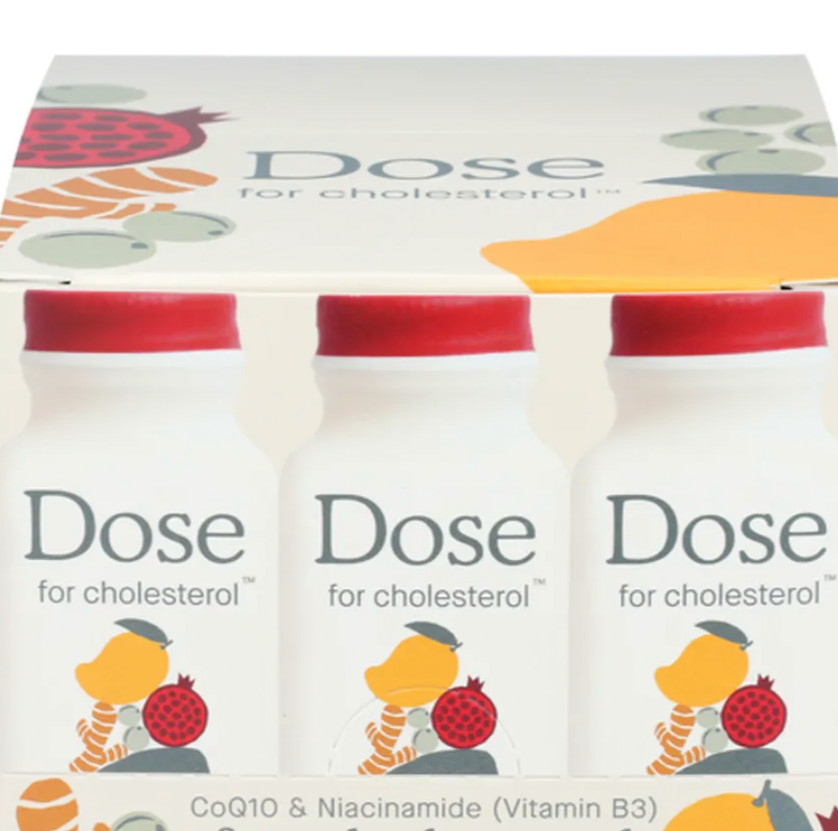 DOSE For Cholesterol – Supports Healthy Cholesterol Levels 2oz x 24 Expires 2028