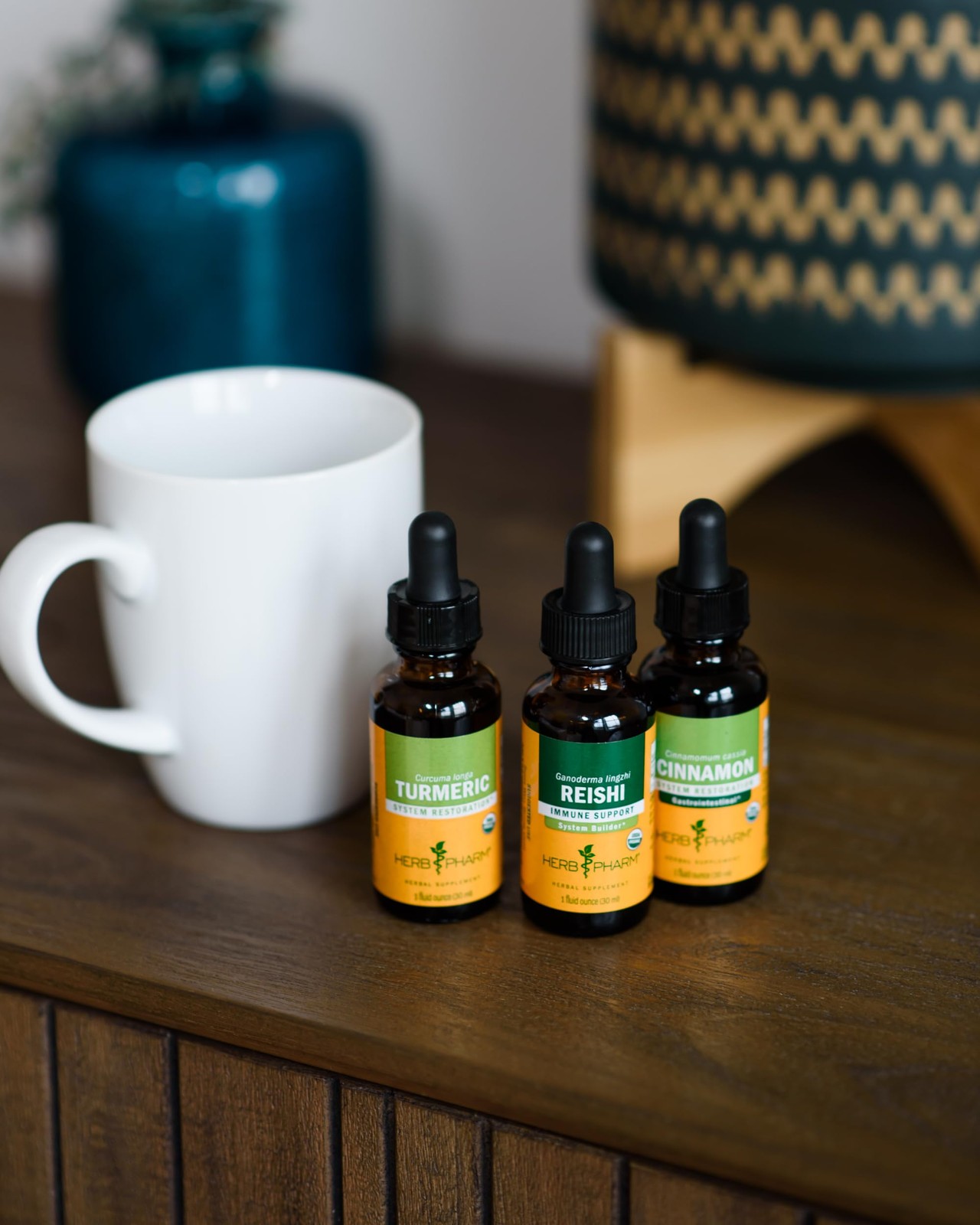 Herb Pharm Reishi Mushroom Liquid Extract Drops Immune System Builder 4 Oz