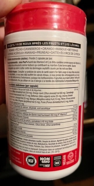 JUICE PLUS+ ESSENTIALS Combo – 240 Caps: 1 Fruit Blend & 1 Omega Blend 01/2027!