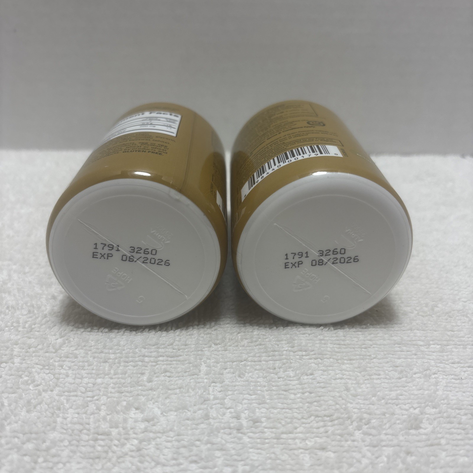 (2) Qunol Ubiquinol CoQ10 200mg Softgels 60 ct Exp 08/2026