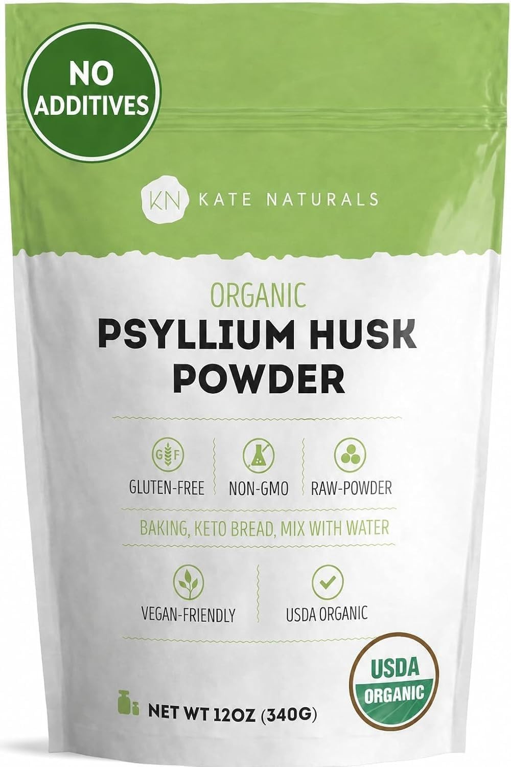Versatile 12oz Psyllium Husk Powder for Baking & Digestive Health – Unflavored