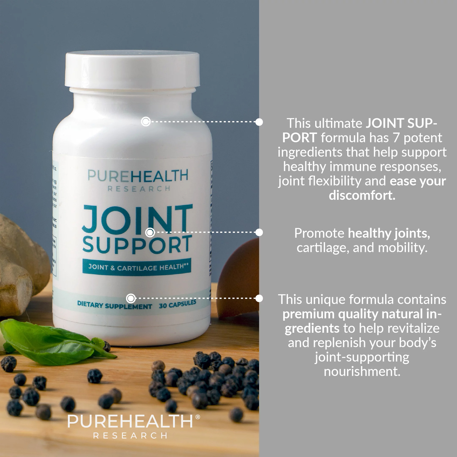 PureHealth Research Joint Support – Anti-inflammatory – Turmeric, Collagen