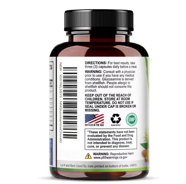 (2 Pack) Glucosamine Chondroitin Turmeric MSM Triple Strength Joint Support 2100