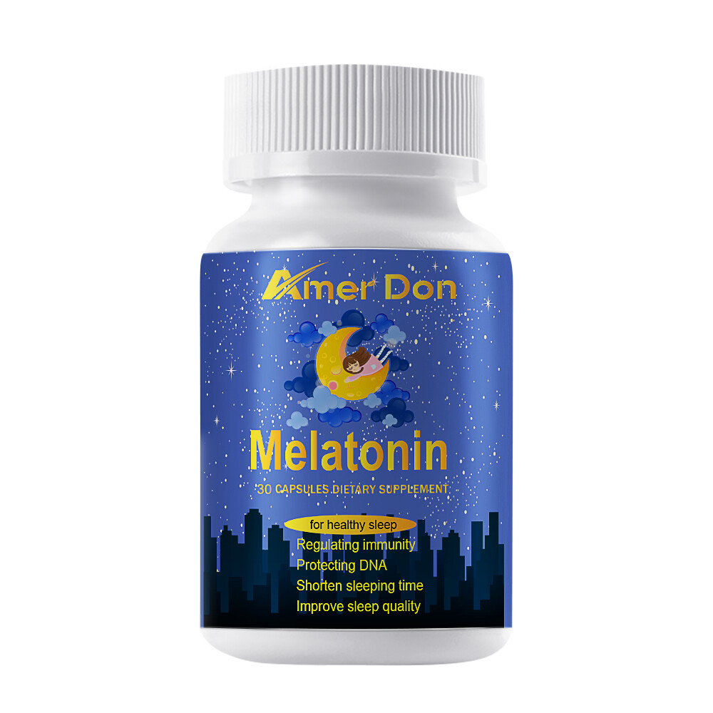 Melatonins 3mg Time-Released Sleep Support Stress Relief 30/60/120 Capsule