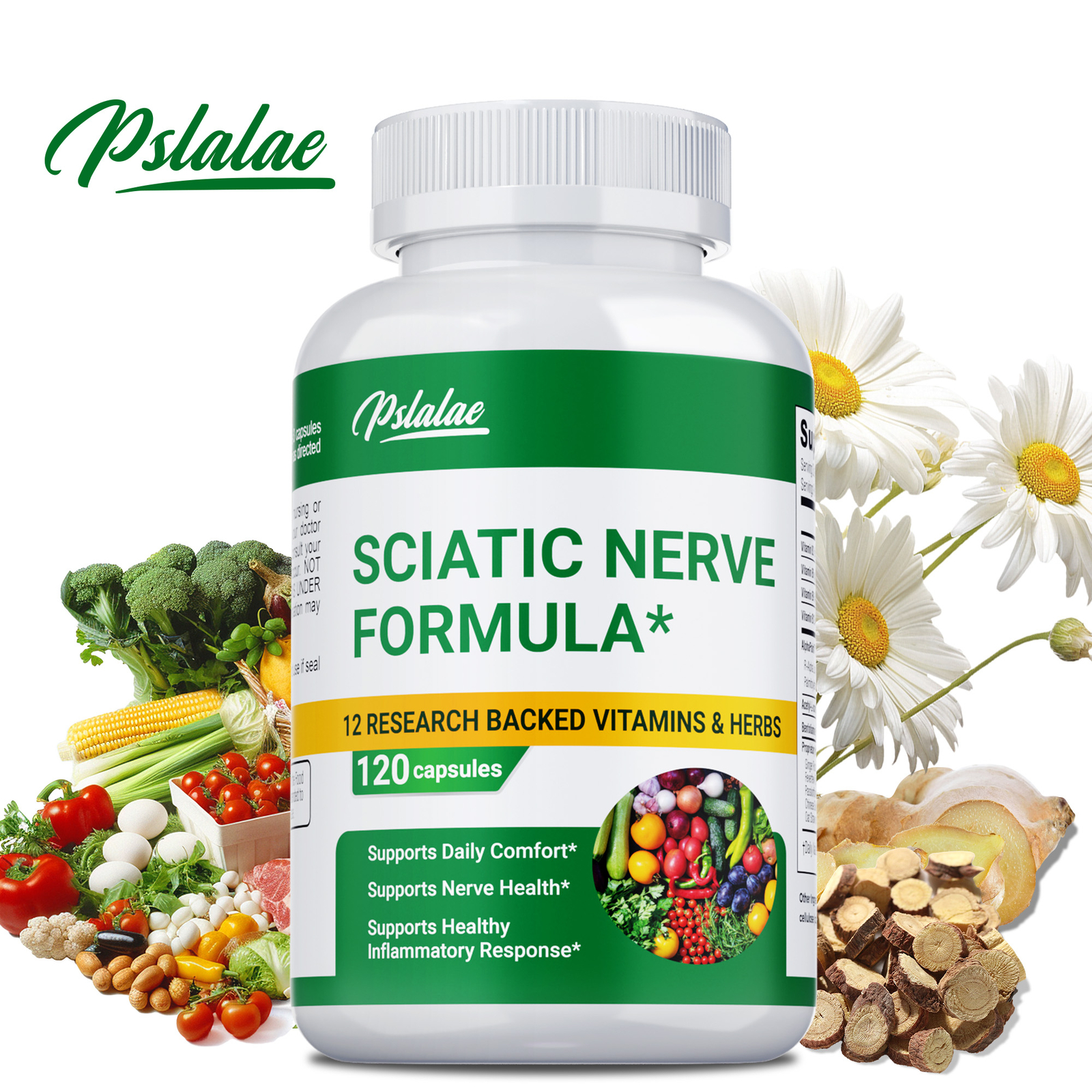 Sciatic Nerve Formula -for Sciatic Nerve Support, Pain Relief, Anti-inflammatory