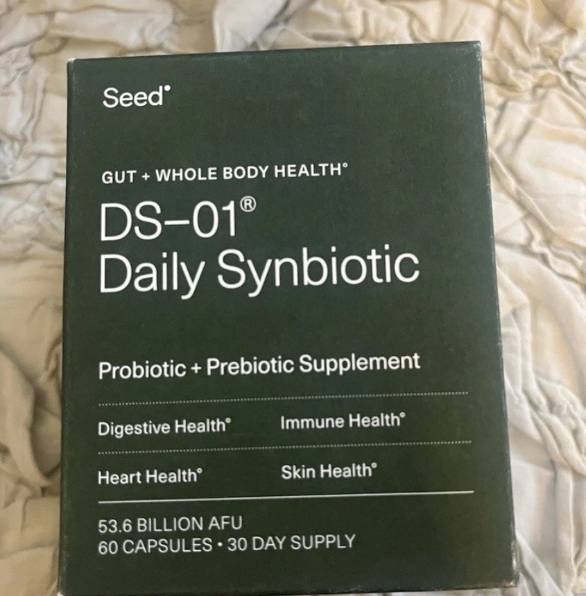 SEED DS-01 DAILY SYNBIOTIC PROBIOTIC 60 capsules SEALED