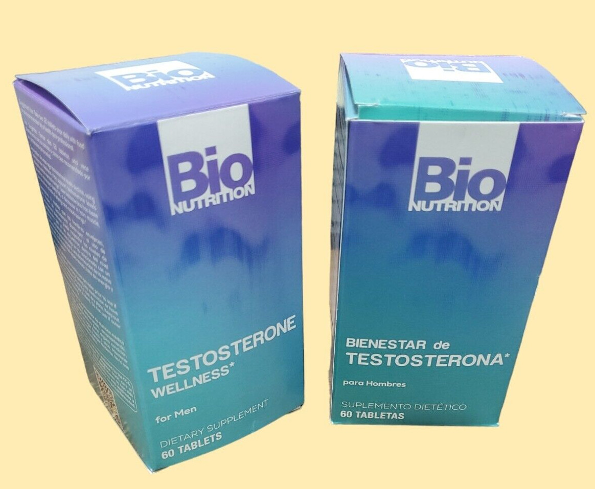 NEW LOOK, 2 Pack Bio Nutrition Wellness for Men 60 + 60 (120 Tabs total) 09/2027
