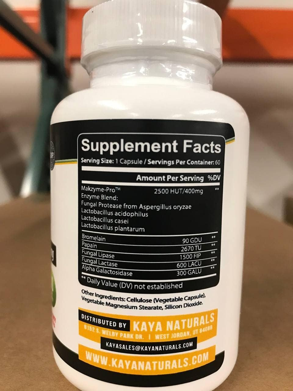 Kaya Naturals Digestive Enzymes with Prebiotics & Probiotics – Constipation & Bl