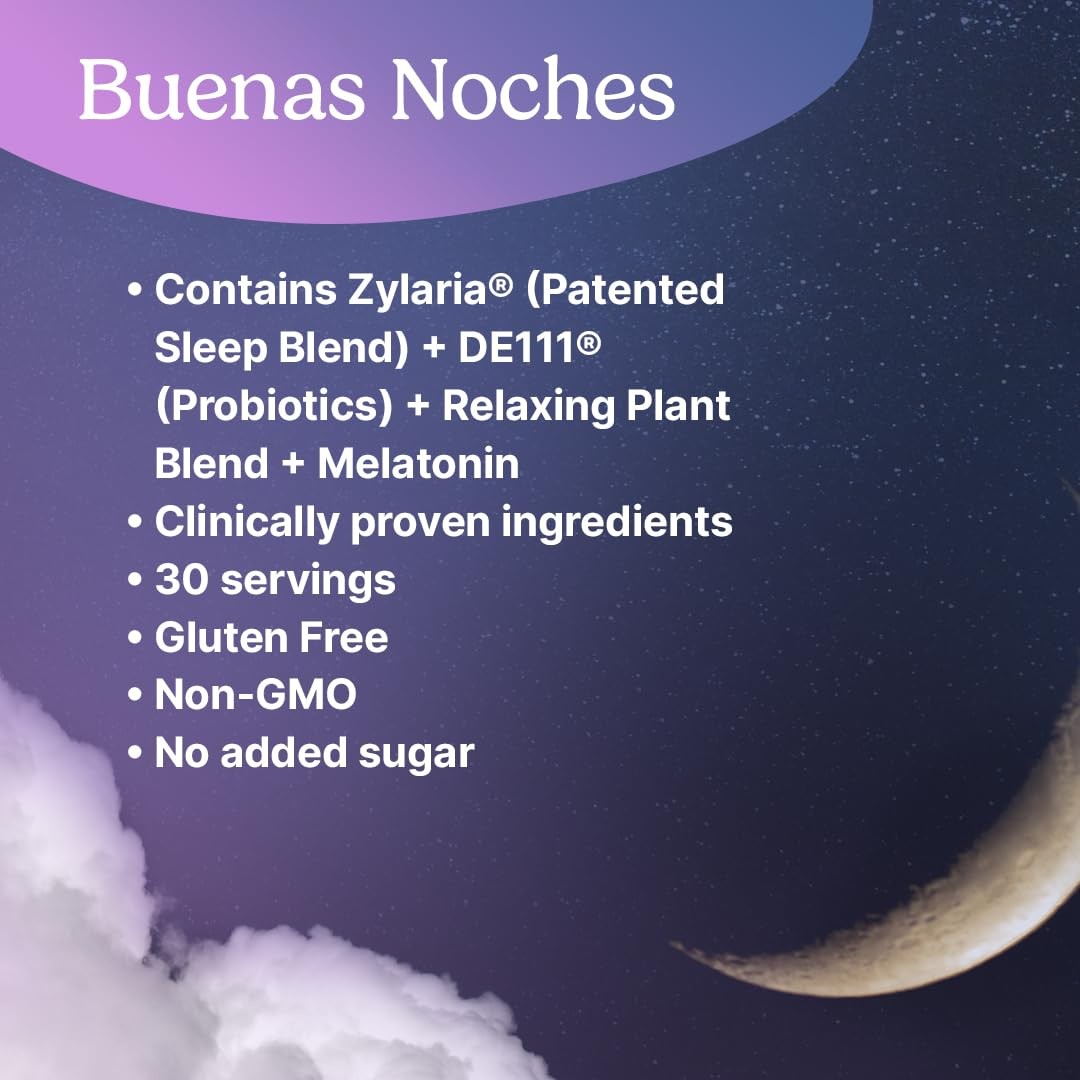 Santo Remedio Buenas Noches Sleep Support with 60 Count (Pack of 1), Beige