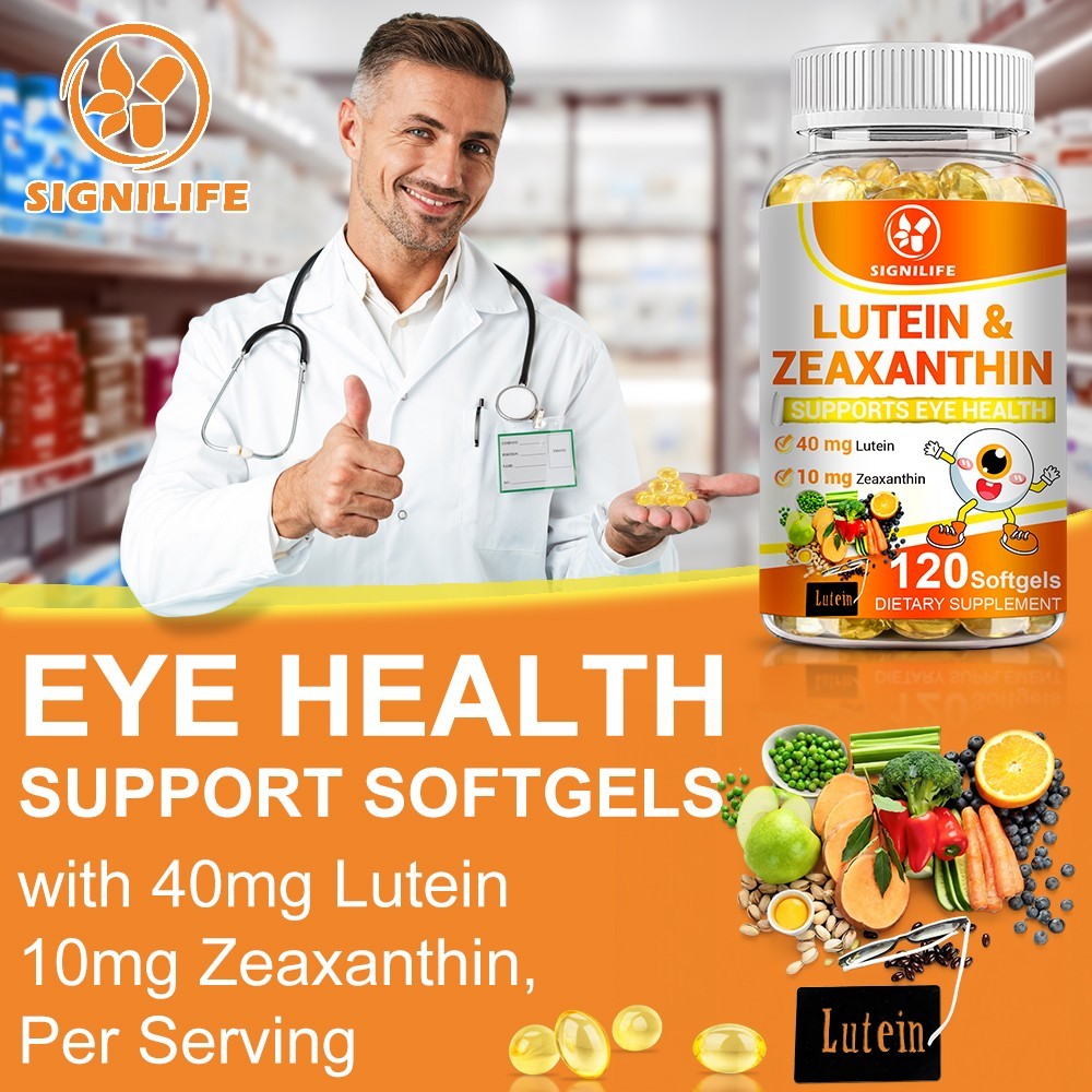 120 Capsules Lutein & Zeaxanthin 50mg Non-GMO Eye Health Support Vitamins