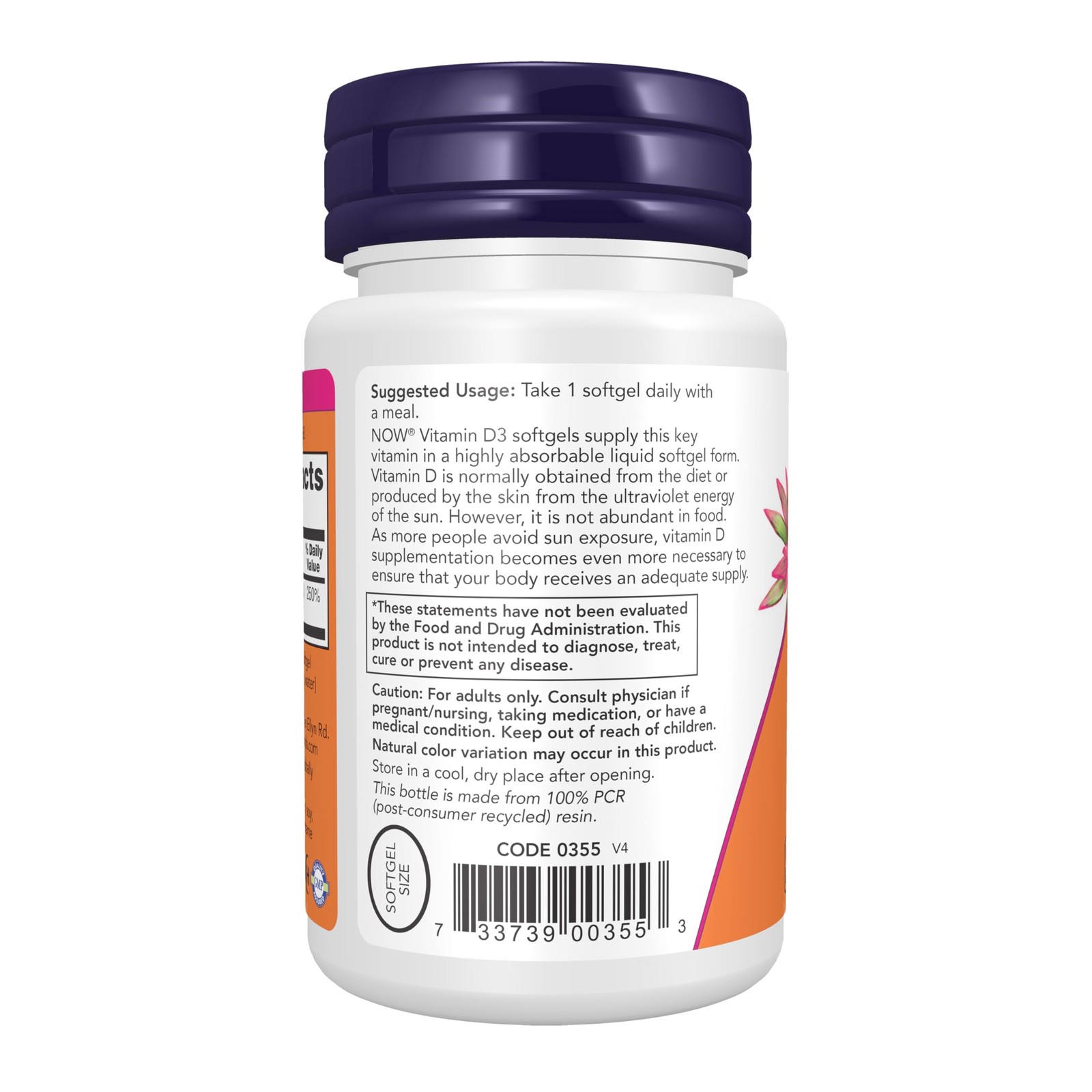 NOW Foods Supplements, 30 Count (Pack of 1), Light Yellow W/Green Tint