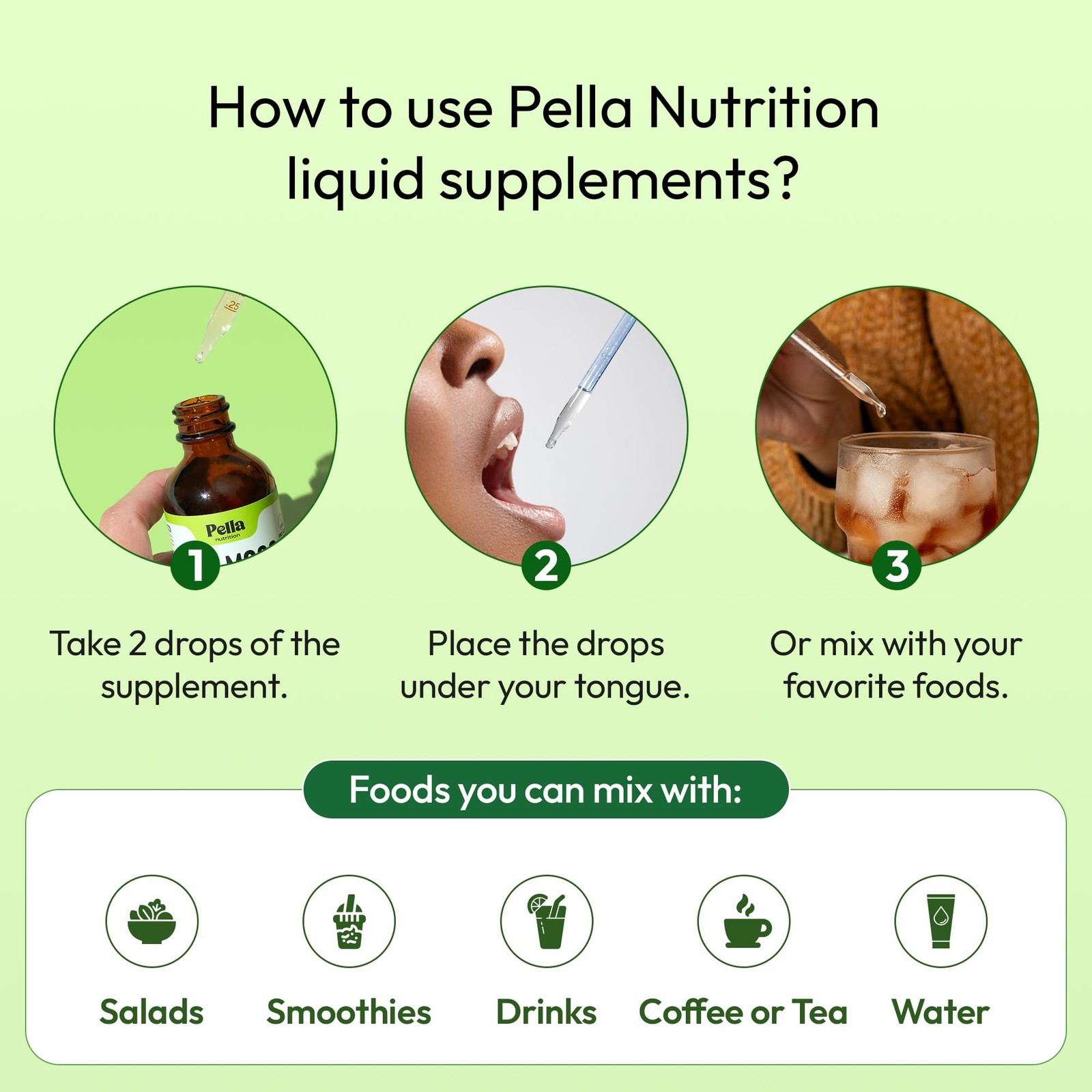 Pella Nutrition Sea Moss Drops with Bladderwrack – 4X 2 Fl Oz (Pack of 1)