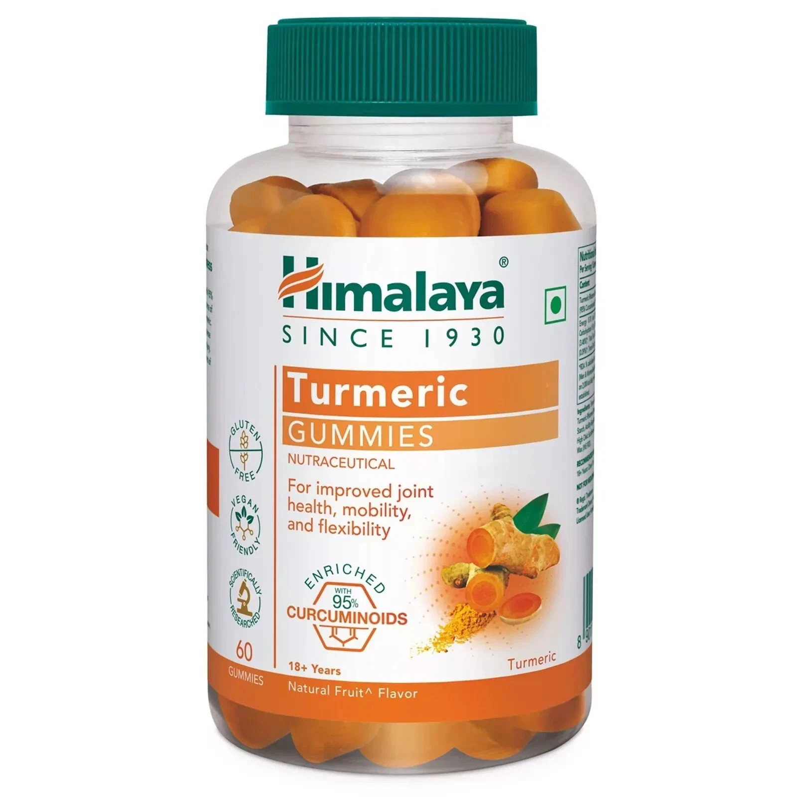 Himalaya Healthy Turmeric 60 Gummies for joint, antioxidant SF