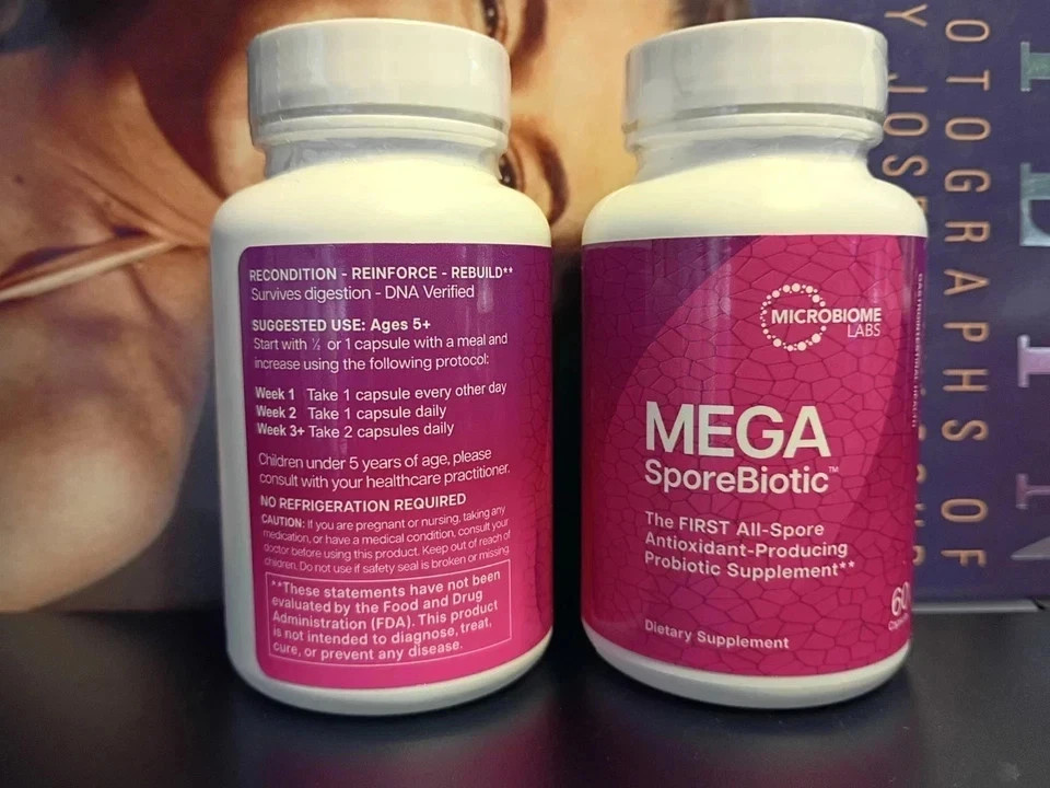 2-Pack Mega SporeBiotic Probiotic | High Potency for Microbiome Health brand new
