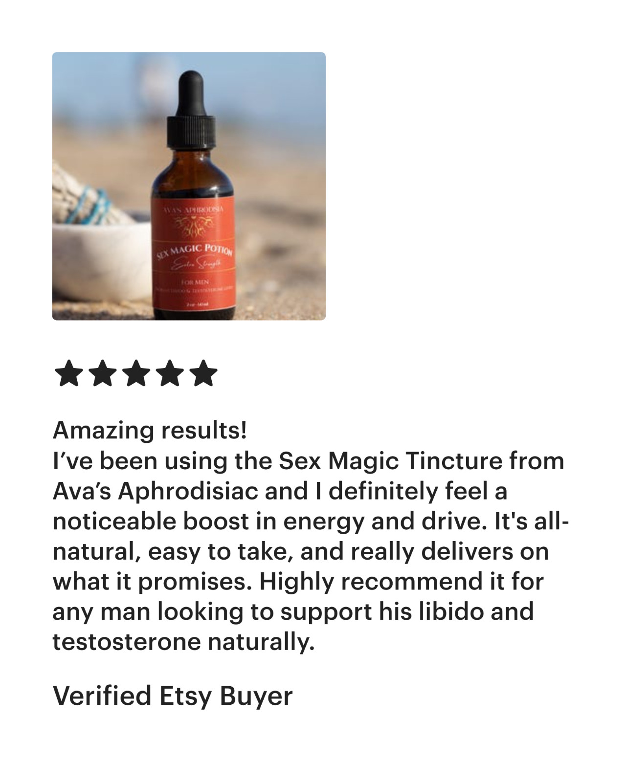 Men’s Wellness Tincture | Natural Male Vitality Supplement