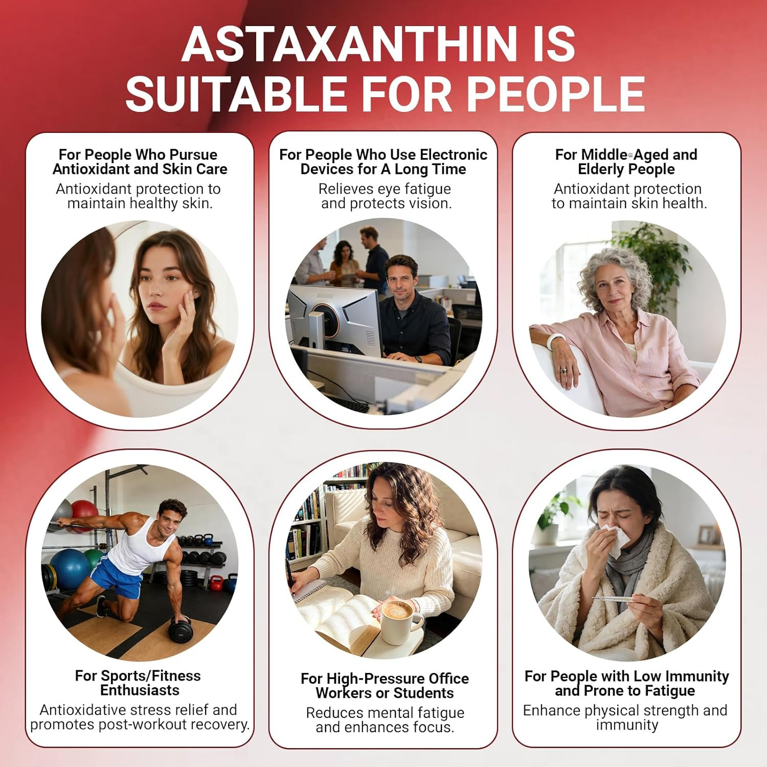 Astaxanthin 12mg 240 Softgels, 4 Month Supply,Triple Strength,Non-GMO,Eye Health