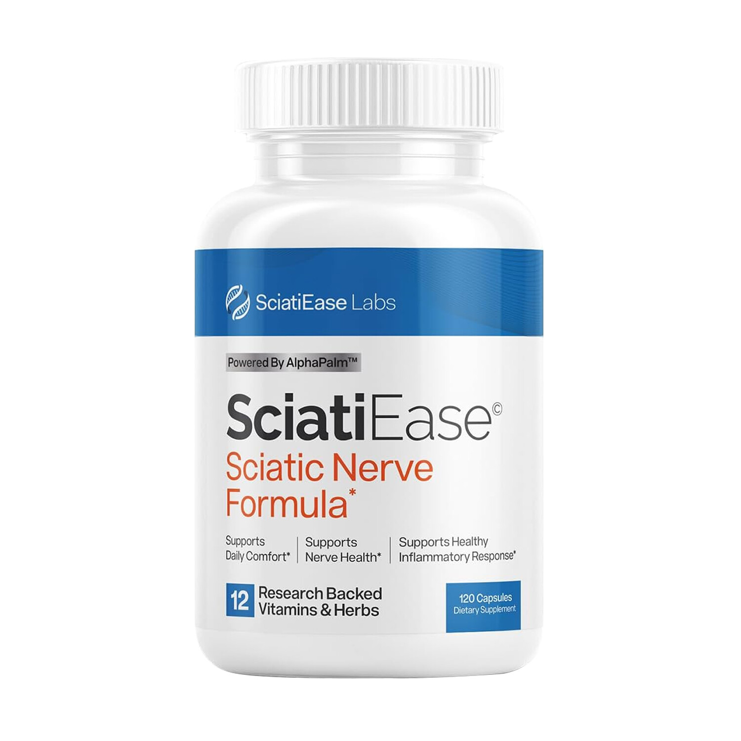 SciatiEase Labs Sciatic Nerve Formula – R-ALA, PEA – Relieve Pain & Inflammation