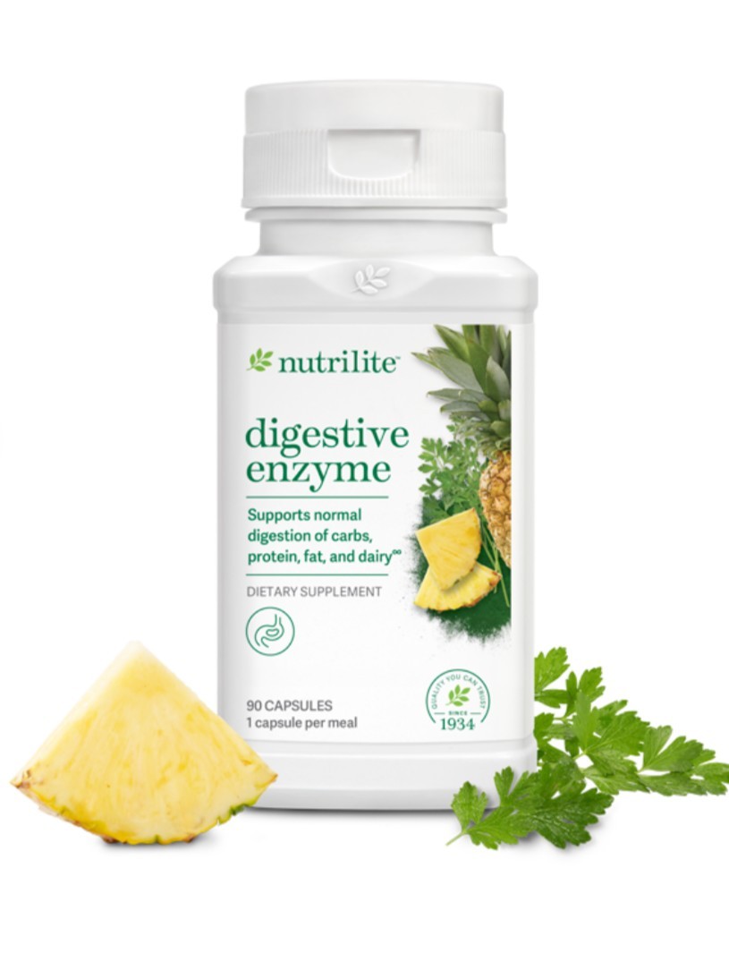 Nutrilite Digestive Enzymes – supports optimal nutrient absorption – 90 Capsules