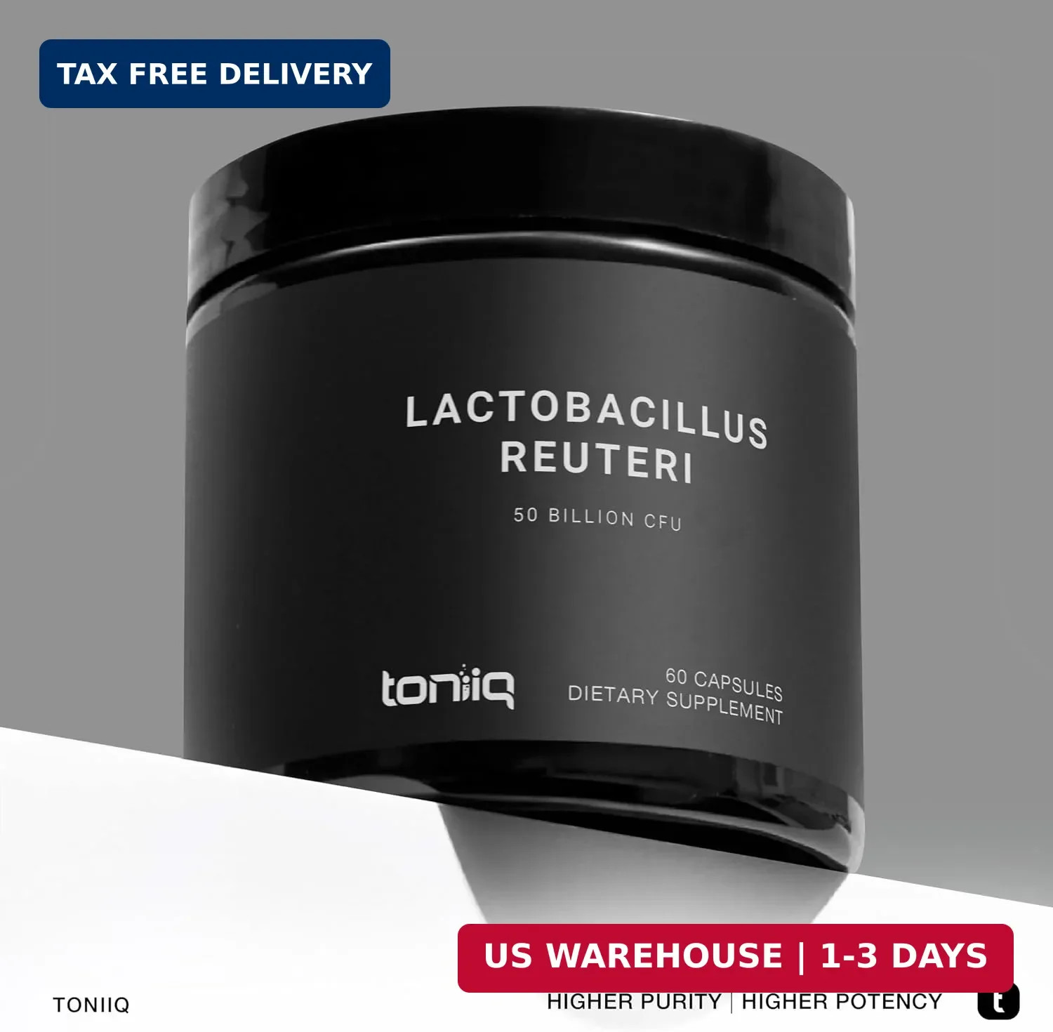 50 Billion CFU Lactobacillus Reuteri Probiotic 50mg per Serving | L Reuteri Prob