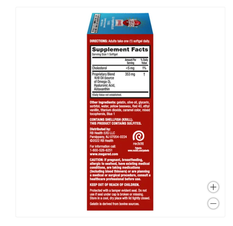 Exp. 05/2025 ~ GENUINE AUTHENTIC Schiff MegaRed Superior Joint Care 60 Softgels