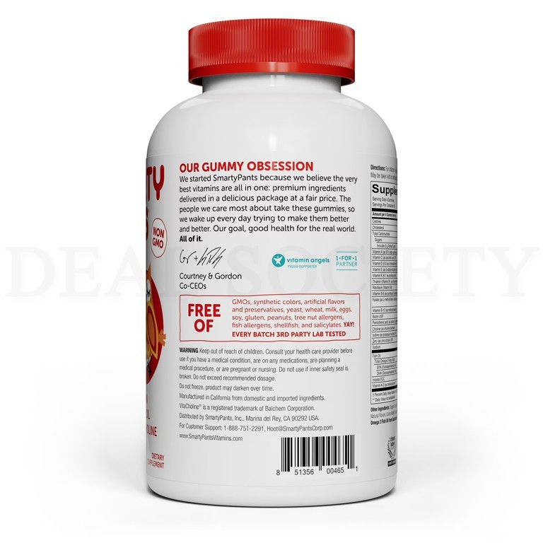 SmartyPants Kids Formula Multivitamin Gummies 180ct Each Lot of 2