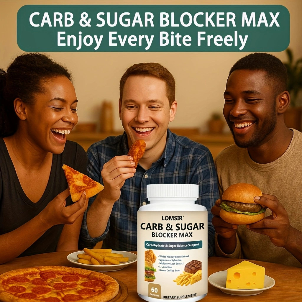 Carb And Sugar Blocker Max, Carbohydrate & Sugar Balance Support – 60 Capsules
