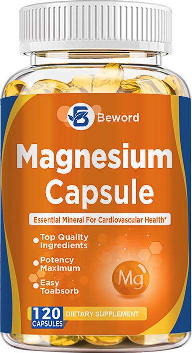 Magnesium Glycinate 500mg 120 Pills Sleep Support, Stress Relief & Bone Care