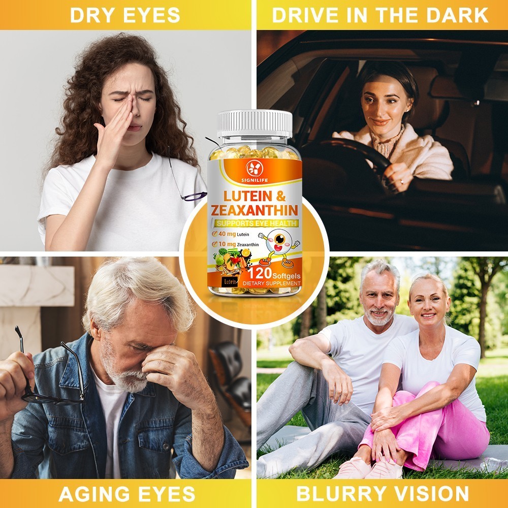 120 Capsules Lutein & Zeaxanthin 50mg Non-GMO Eye Health Support Vitamins