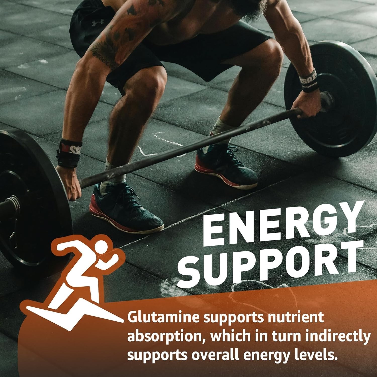 Nextdia L-Glutamine 1000mg Exercise Gummies Promotes Muscle Recovery and Growth,