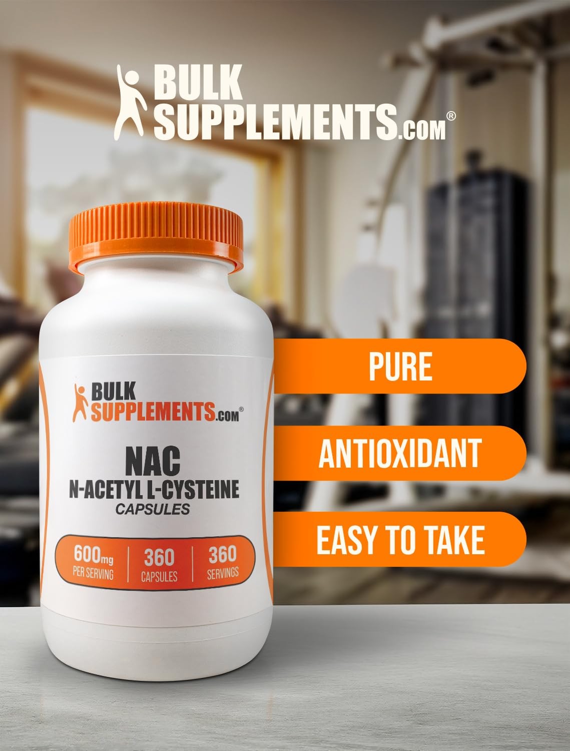 N Acetyl L Cysteine 600Mg Capsules Nac Supplement For Overall Health 360 Count
