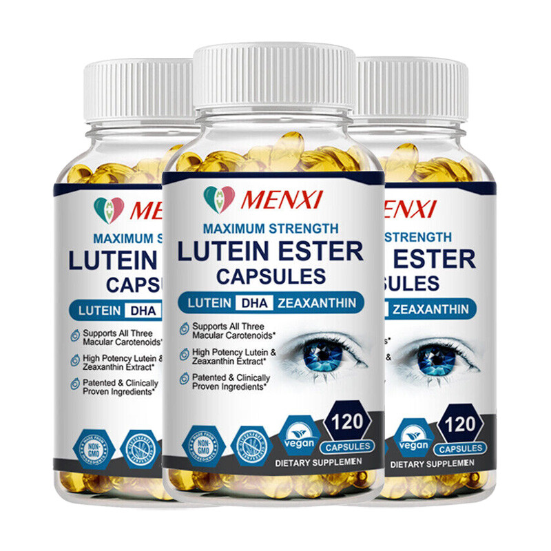 Lutein 20mg with Zeaxanthin 4mg, 360 Capsules, Eye Health Support Supplement