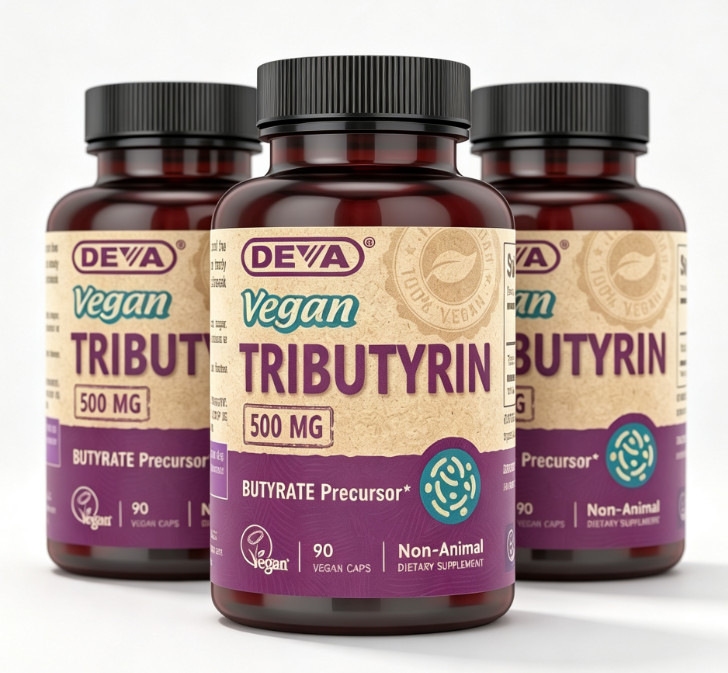 Vegan Tributyrin 90 Veg Caps 500 Mg 1-5 pack