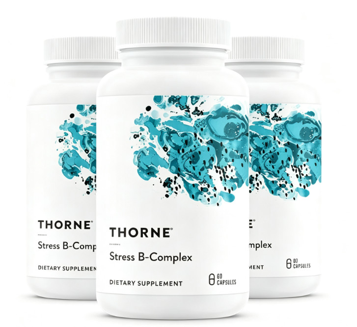 Thorne Basic B Complex 60 capsules x 1/2/3/5-Pack (Total 60 caps) Exp 05/2028