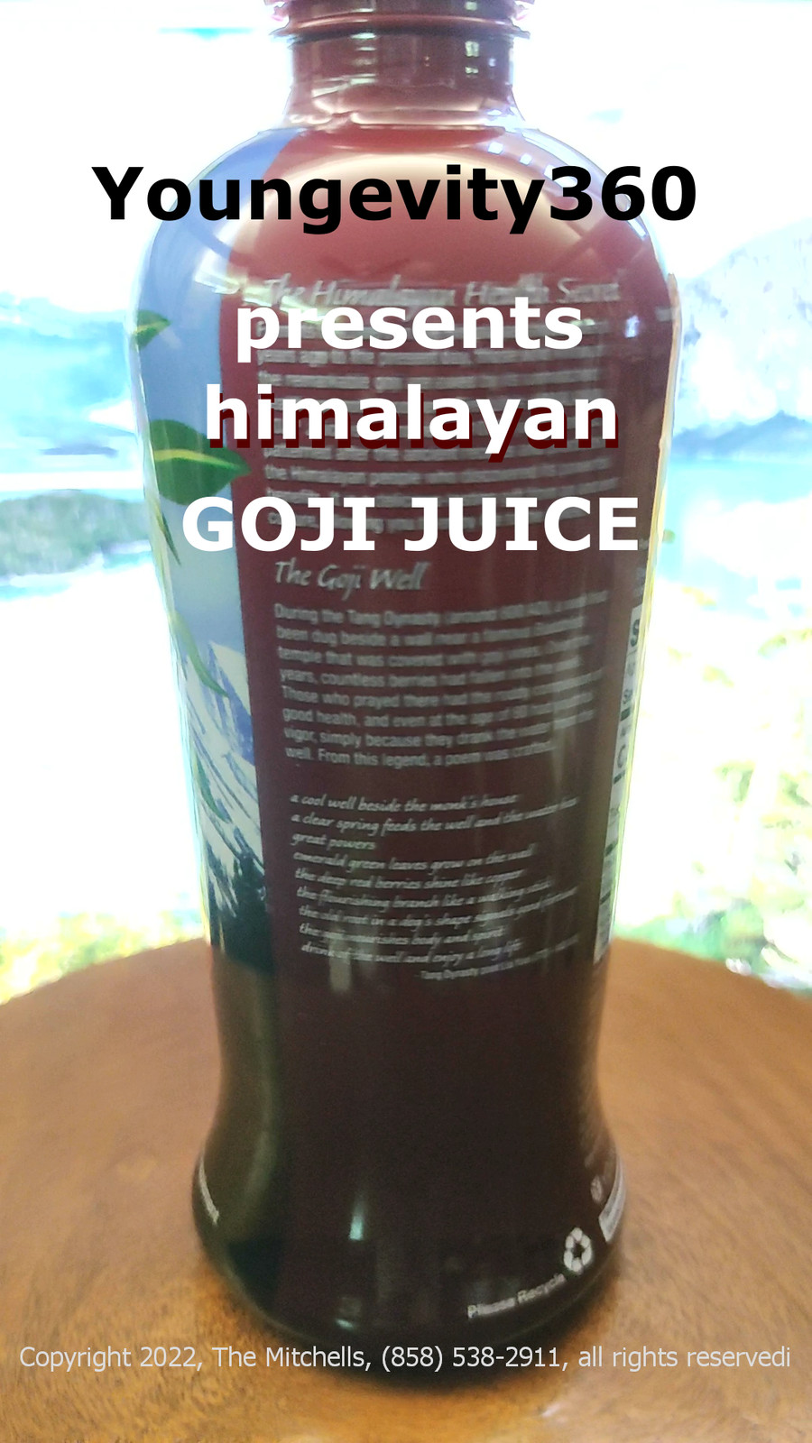 Youngevity Mitchell Himalayan GoJi Juice 4-Pak